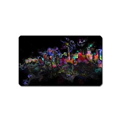 Grunge Paint Splatter Splash Ink Magnet (name Card) by Pakrebo