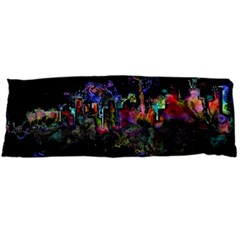 Grunge Paint Splatter Splash Ink Body Pillow Case (dakimakura) by Pakrebo