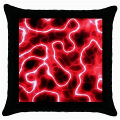 Pattern Background Abstract Throw Pillow Case (black) by Pakrebo