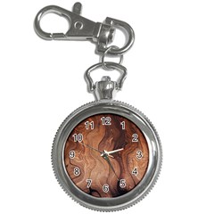 Pattern Background Structure Key Chain Watches by Pakrebo