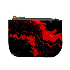 Red Black Fractal Mandelbrot Art Wallpaper Mini Coin Purse