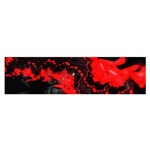 Red Black Fractal Mandelbrot Art Wallpaper Satin Scarf (Oblong) Front