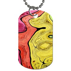 Pattern Background Abstract Dog Tag (two Sides) by Pakrebo