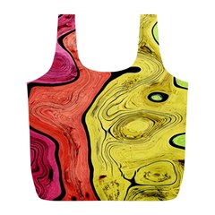 Pattern Background Abstract Full Print Recycle Bag (l) by Pakrebo