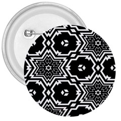 Black And White Pattern Background Structure 3  Buttons by Pakrebo