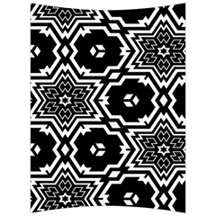 Black And White Pattern Background Structure Back Support Cushion by Pakrebo