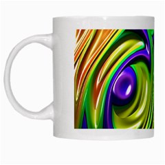 Fractal Mandelbrot Art Wallpaper White Mugs by Pakrebo