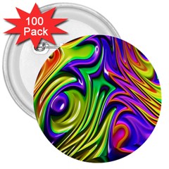 Fractal Mandelbrot Art Wallpaper 3  Buttons (100 Pack)  by Pakrebo