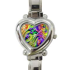 Fractal Mandelbrot Art Wallpaper Heart Italian Charm Watch