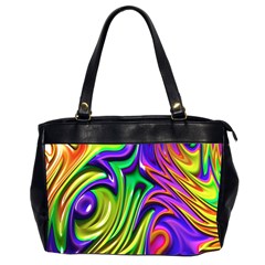 Fractal Mandelbrot Art Wallpaper Oversize Office Handbag (2 Sides) by Pakrebo