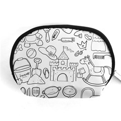 Baby Hand Sketch Drawn Toy Doodle Accessory Pouch (medium) by Pakrebo