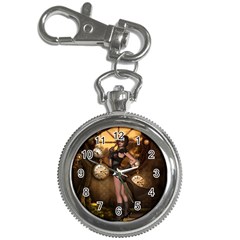 Wonderful Steampunk Lady Key Chain Watches by FantasyWorld7