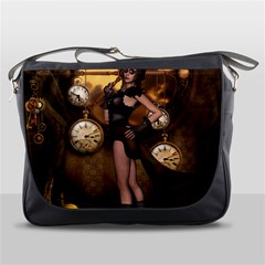 Wonderful Steampunk Lady Messenger Bag by FantasyWorld7