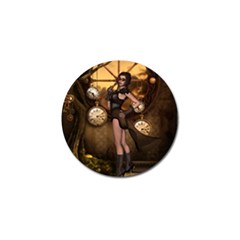 Wonderful Steampunk Lady Golf Ball Marker by FantasyWorld7