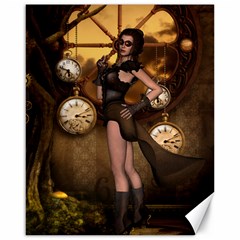 Wonderful Steampunk Lady Canvas 16  X 20  by FantasyWorld7