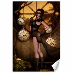 Wonderful Steampunk Lady Canvas 20  X 30  by FantasyWorld7