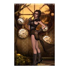 Wonderful Steampunk Lady Shower Curtain 48  X 72  (small)  by FantasyWorld7