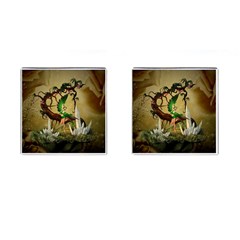 Cute Fairy Cufflinks (square) by FantasyWorld7