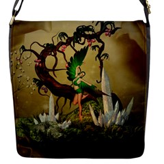 Cute Fairy Flap Closure Messenger Bag (s) by FantasyWorld7