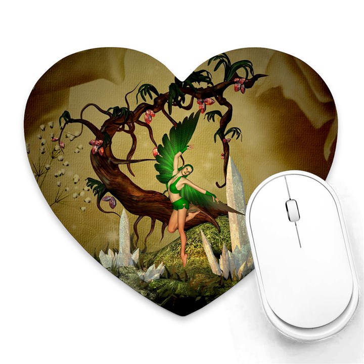 Cute Fairy Heart Mousepads