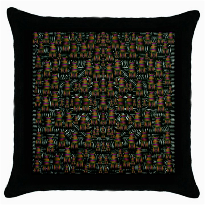 Love My Leggings And Top Ornate Pop Art`s Collage Throw Pillow Case (Black)