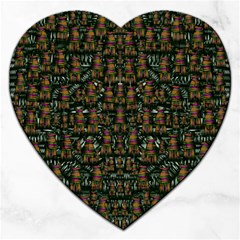 Love My Leggings And Top Ornate Pop Art`s Collage Jigsaw Puzzle (Heart)