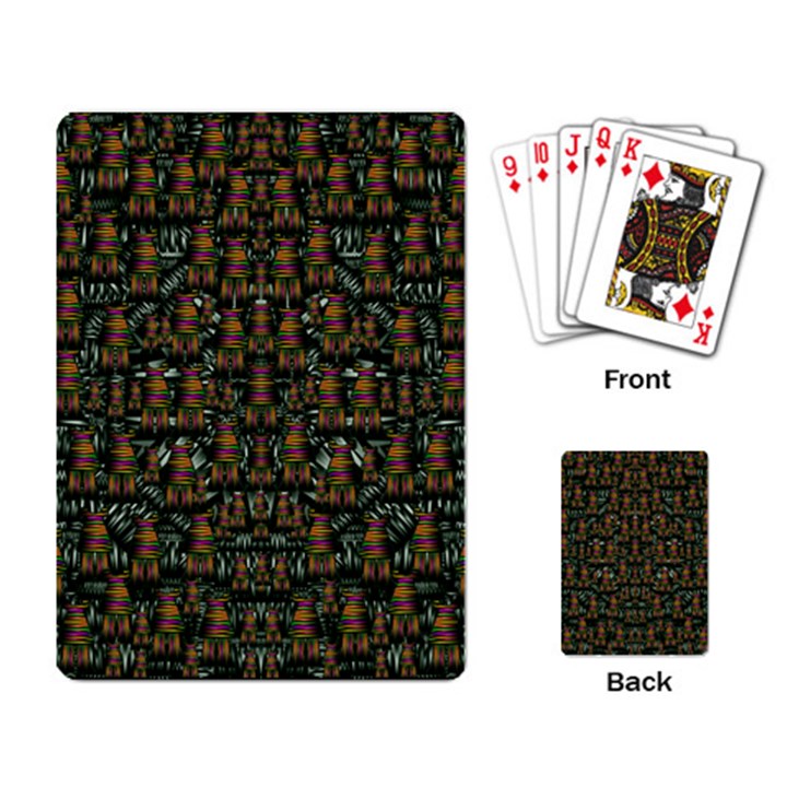 Love My Leggings And Top Ornate Pop Art`s Collage Playing Cards Single Design