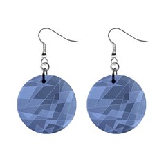 Lines Shapes Pattern Web Creative Mini Button Earrings by Pakrebo