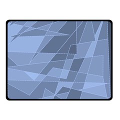 Lines Shapes Pattern Web Creative Double Sided Fleece Blanket (small)  by Pakrebo