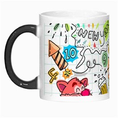 Doodle New Year Party Celebration Morph Mugs by Pakrebo