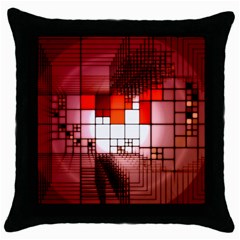 Pattern Structure Light Patterns Throw Pillow Case (black) by Pakrebo