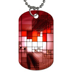 Pattern Structure Light Patterns Dog Tag (one Side) by Pakrebo