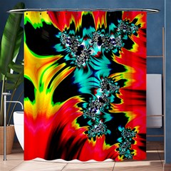 Fractal Mandelbrot Art Wallpaper Shower Curtain 60  X 72  (medium)  by Pakrebo