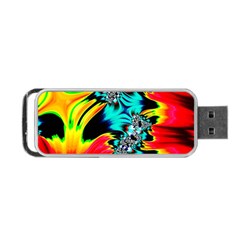 Fractal Mandelbrot Art Wallpaper Portable Usb Flash (two Sides) by Pakrebo