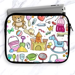 Baby Equipment Child Sketch Hand Apple Ipad 2/3/4 Zipper Cases by Pakrebo