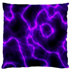 Purple Pattern Background Structure Large Cushion Case (Two Sides)