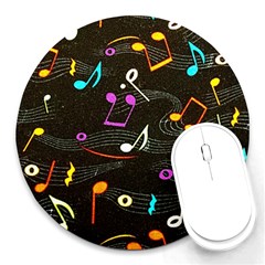 Fabric Cloth Textile Clothing Round Mousepads by Pakrebo