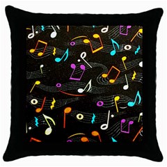 Fabric Cloth Textile Clothing Throw Pillow Case (black) by Pakrebo