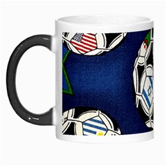 Textile Football Soccer Fabric Morph Mugs by Pakrebo