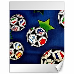 Textile Football Soccer Fabric Canvas 12  X 16  by Pakrebo