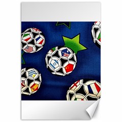 Textile Football Soccer Fabric Canvas 20  X 30  by Pakrebo