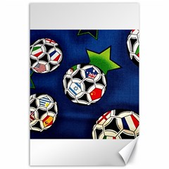 Textile Football Soccer Fabric Canvas 24  X 36  by Pakrebo