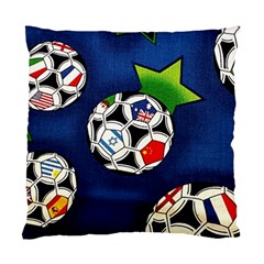 Textile Football Soccer Fabric Standard Cushion Case (one Side) by Pakrebo