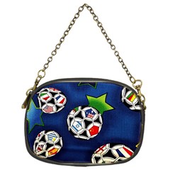 Textile Football Soccer Fabric Chain Purse (two Sides) by Pakrebo