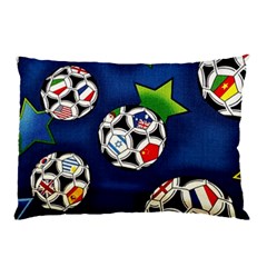 Textile Football Soccer Fabric Pillow Case (two Sides) by Pakrebo