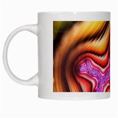 Fractal Mandelbrot Art Wallpaper White Mugs by Pakrebo