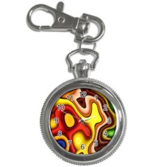 Pattern Background Structure Key Chain Watches by Pakrebo