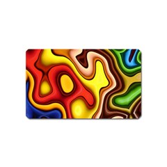 Pattern Background Structure Magnet (name Card) by Pakrebo