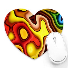 Pattern Background Structure Heart Mousepads by Pakrebo