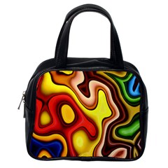 Pattern Background Structure Classic Handbag (one Side) by Pakrebo